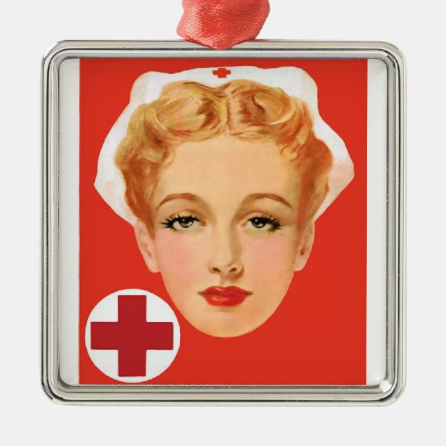 Adorno Metálico Enfermera (Frente)
