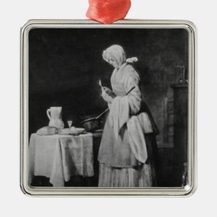 Adorno Metálico Enfermera atenta, c.1738