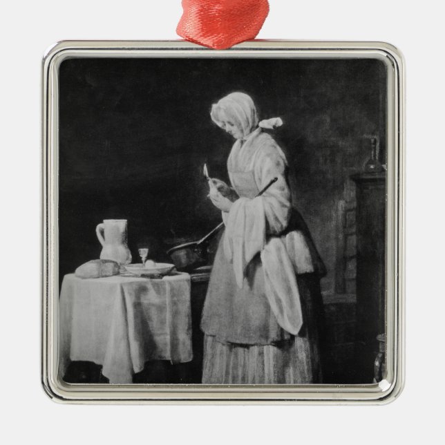 Adorno Metálico Enfermera atenta, c.1738 (Frente)