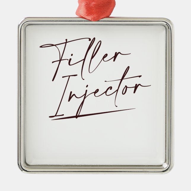 Adorno Metálico Enfermero de Inyección de Inyección Cosmética de F (Frente)