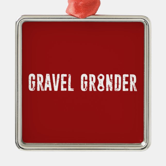 Adorno Metálico Enlace de cadena de grava (Frente)