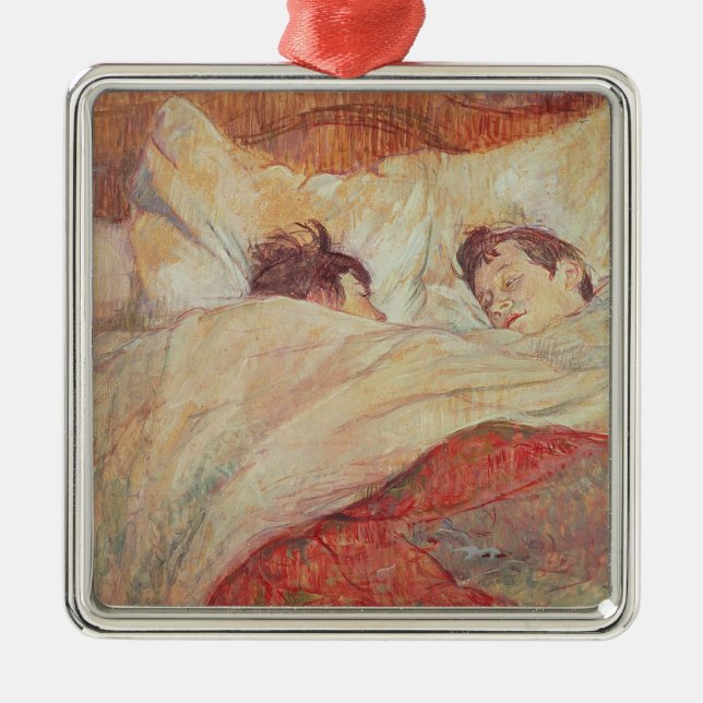 Adorno Metálico Enrique de Toulouse-Lautrec el | la cama, (Frente)