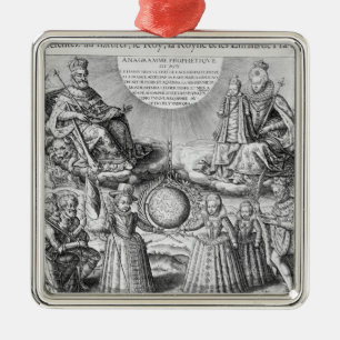 Adorno Metálico Enrique IV con su familia, 1607