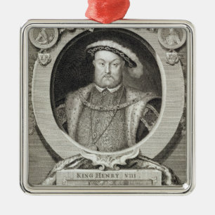 Adorno Metálico Enrique VIII (1491-1547), después de una pintura