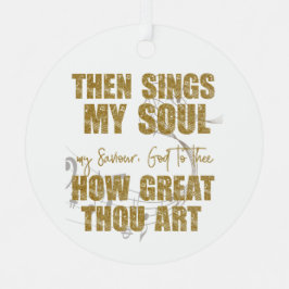 Adorno Metálico Entonces canta mi alma