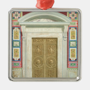 Adorno Metálico Entrada a la logia de Raphael en el Vatican, de