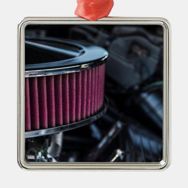 Adorno Metálico Entrada de aire cromada (Frente)