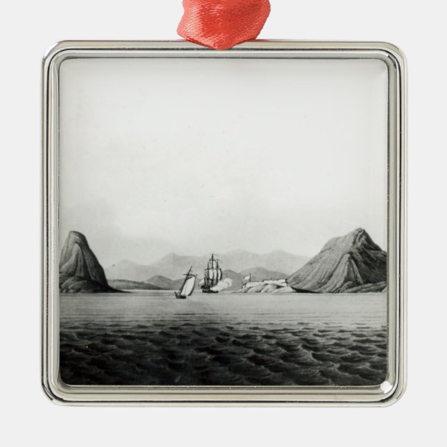 Adorno Metálico Entrada del puerto de Río de Janeiro (Frente)