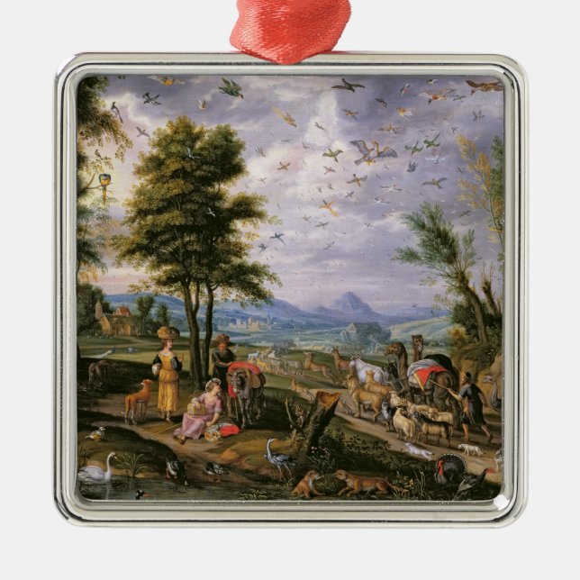 Adorno Metálico Entrar en la arca (Frente)