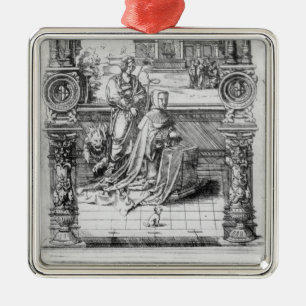 Adorno Metálico Epitafio de Margaret de Austria