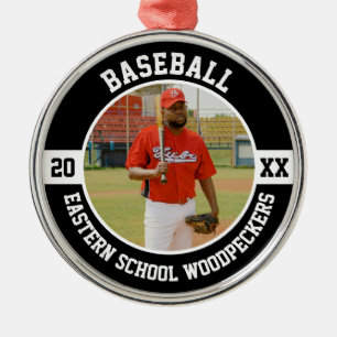 Adorno Metálico Equipo de jugador de béisbol Escuela secundaria Eq