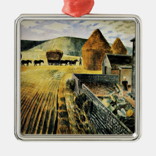 Adorno Metálico Eric Ravilious - Furlongs