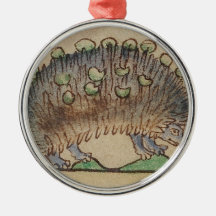 Erizo Azul-con base adorable