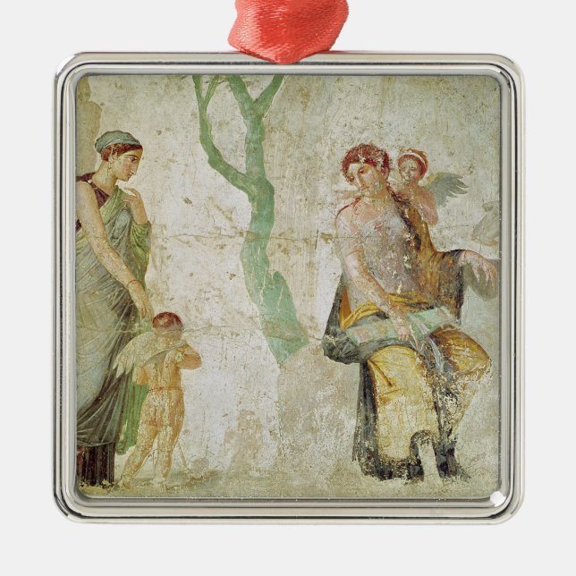 Adorno Metálico Eros siendo castigado en presencia de Afrodita (Frente)