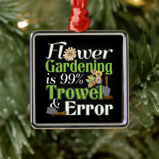 Adorno Metálico Error de Trowl de jardinería de flores - Gardener