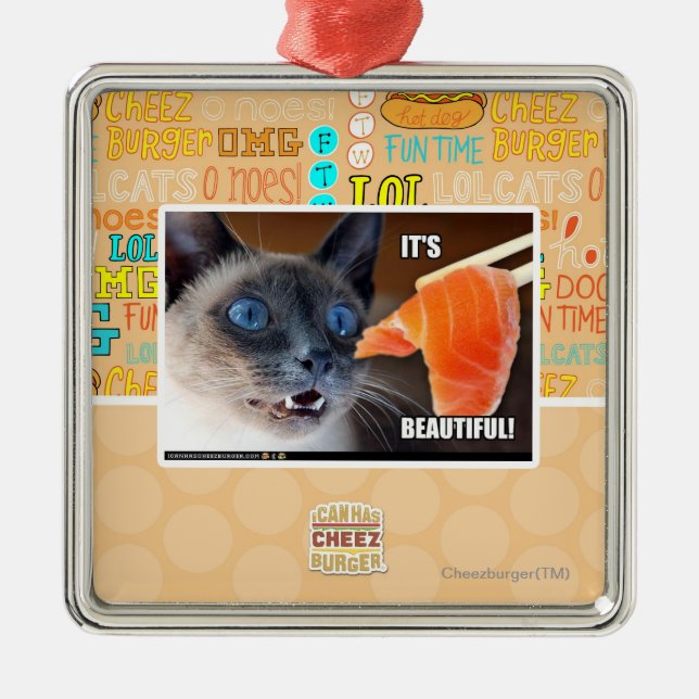 Adorno Metálico ¡Es hermoso! (Frente)