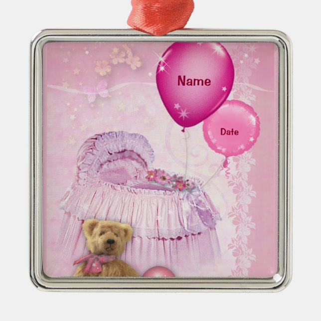 Adorno Metálico ¡Es un Chica! personalizable (Frente)