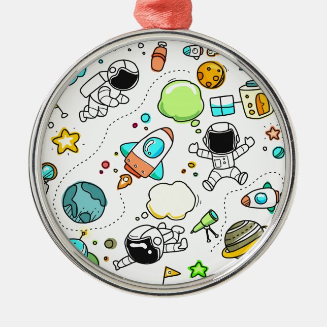 Adorno Metálico Esbozar conjunto de la colección linda secundario (Frente)