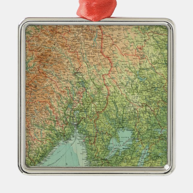 Adorno Metálico Escandinavia y Dinamarca meridionales (Frente)