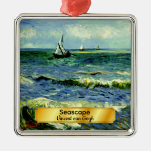 Adorno Metálico Escape, arte fino de Van Gogh Ornament