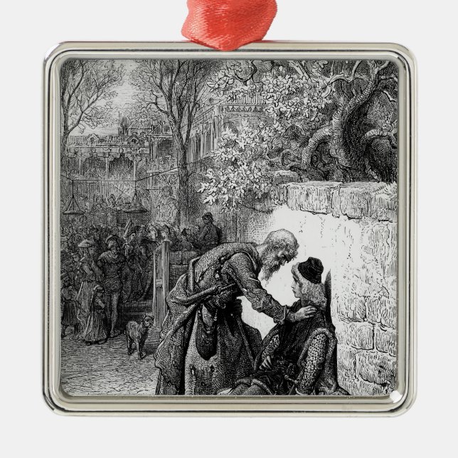 Adorno Metálico Escena "de la escarcha del marino antiguo", (Frente)