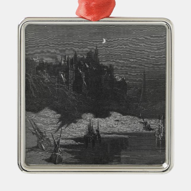 Adorno Metálico Escena "de la escarcha del marino antiguo" 4 (Frente)