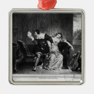 Adorno Metálico Escena de la letra del primo