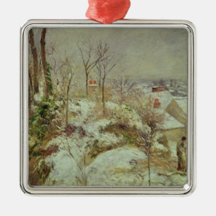 Adorno Metálico Escena de la nieve