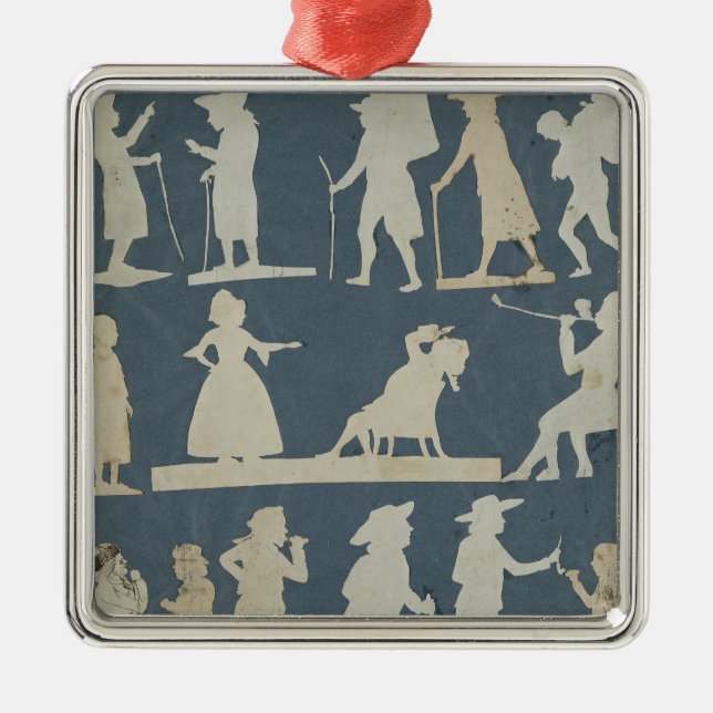 Adorno Metálico Escena del género (Frente)