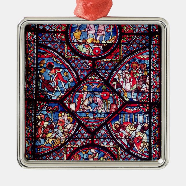 Adorno Metálico Escenas a partir de la vida de Carlomagno (Frente)