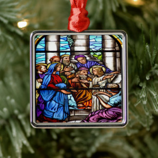 Adorno Metálico Escenas de Navidades de la Biblia