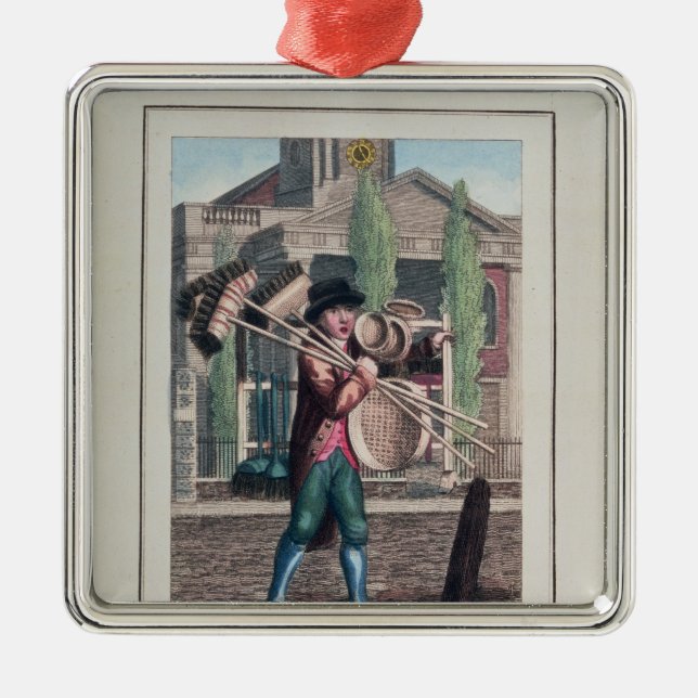 Adorno Metálico Escobas del pelo, iglesia de Shoreditch (Frente)