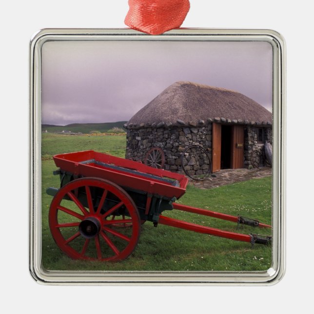 Adorno Metálico Escocia, Isla de Skye, Kilmuir. Paisaje rural (Frente)