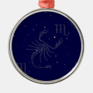 Adorno Metálico escorpión de estrellas