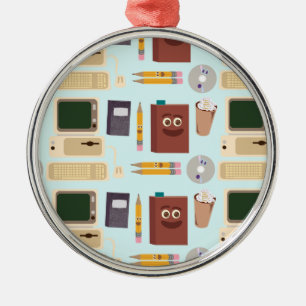 Adorno Metálico Escritores de la materia de diversión