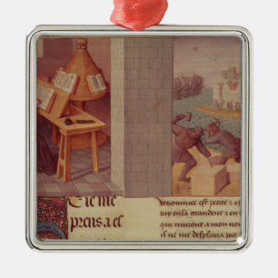 Adorno Metálico Escritura de Livy y la fundación de Roma