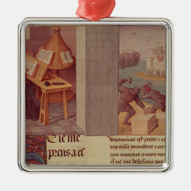 Adorno Metálico Escritura de Livy y la fundación de Roma (Frente)