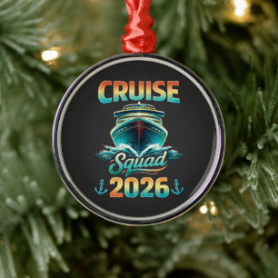 Adorno Metálico Escuadrón de Crucero 2026 – Vacaciones de Verano
