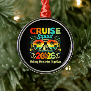 Adorno Metálico Escuadrón de Crucero Vacaciones de Verano 2026