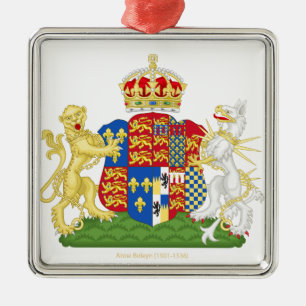 Adorno Metálico Escudo de armas Anne Boleyn