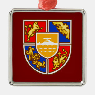 Adorno Metálico Escudo de Armas de Armenia Patrimonio y Símbolos