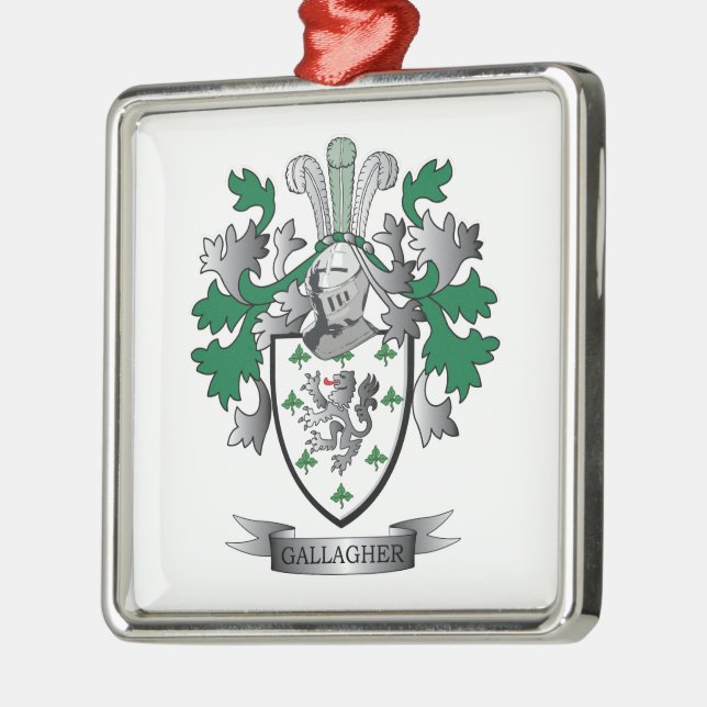 Adorno Metálico Escudo de armas de Gallagher (Izquierda)