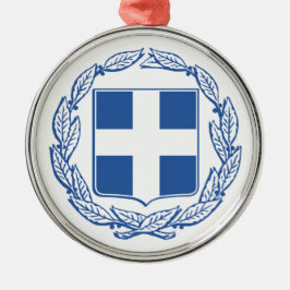 Adorno Metálico Escudo de armas de Grecia