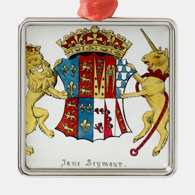 Adorno Metálico Escudo de armas de Jane Seymour (Frente)