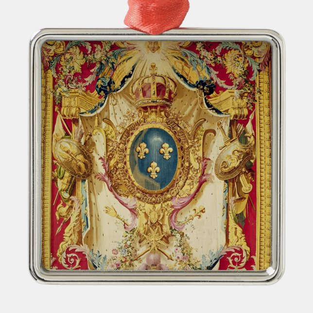 Adorno Metálico Escudo de armas de la familia real francesa (Frente)