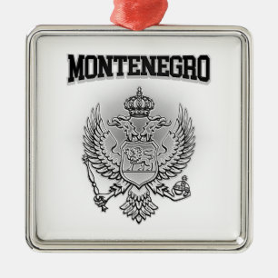 Adorno Metálico Escudo de armas de Montenegro