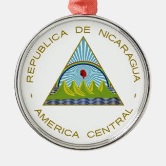 Adorno Metálico Escudo de armas de Nicaragua