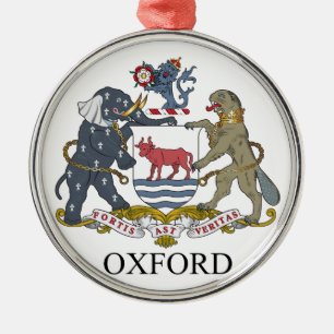 Adorno Metálico Escudo de armas de Oxford
