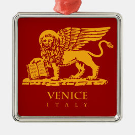 Adorno Metálico Escudo de armas de Venecia