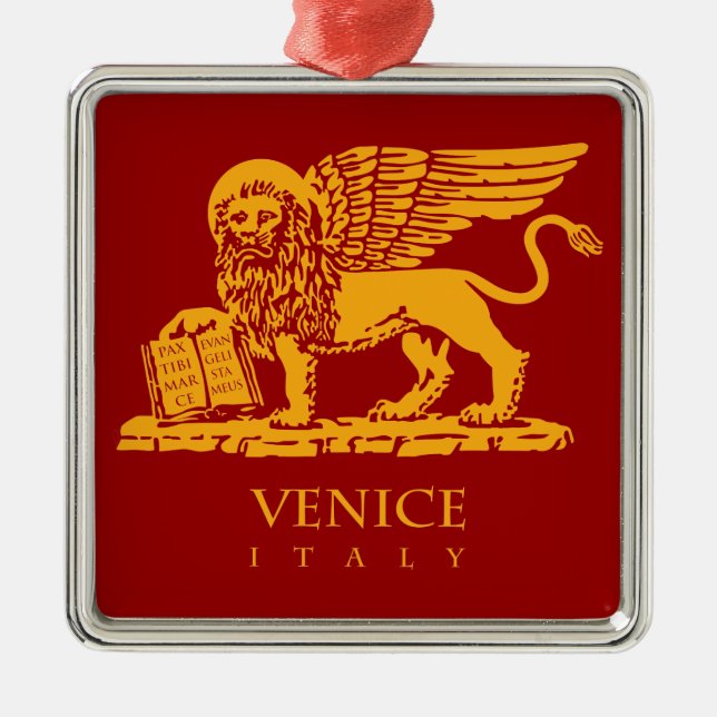 Adorno Metálico Escudo de armas de Venecia (Frente)